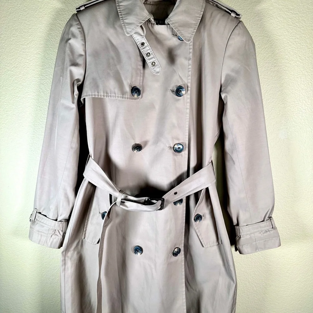 Ralph Lauren Women's Trench Coat Cotton Blend - Picture 9 of 16
